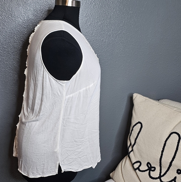 Daniel Rainn white lace sleeveless blouse size 2X - Picture 2 of 4